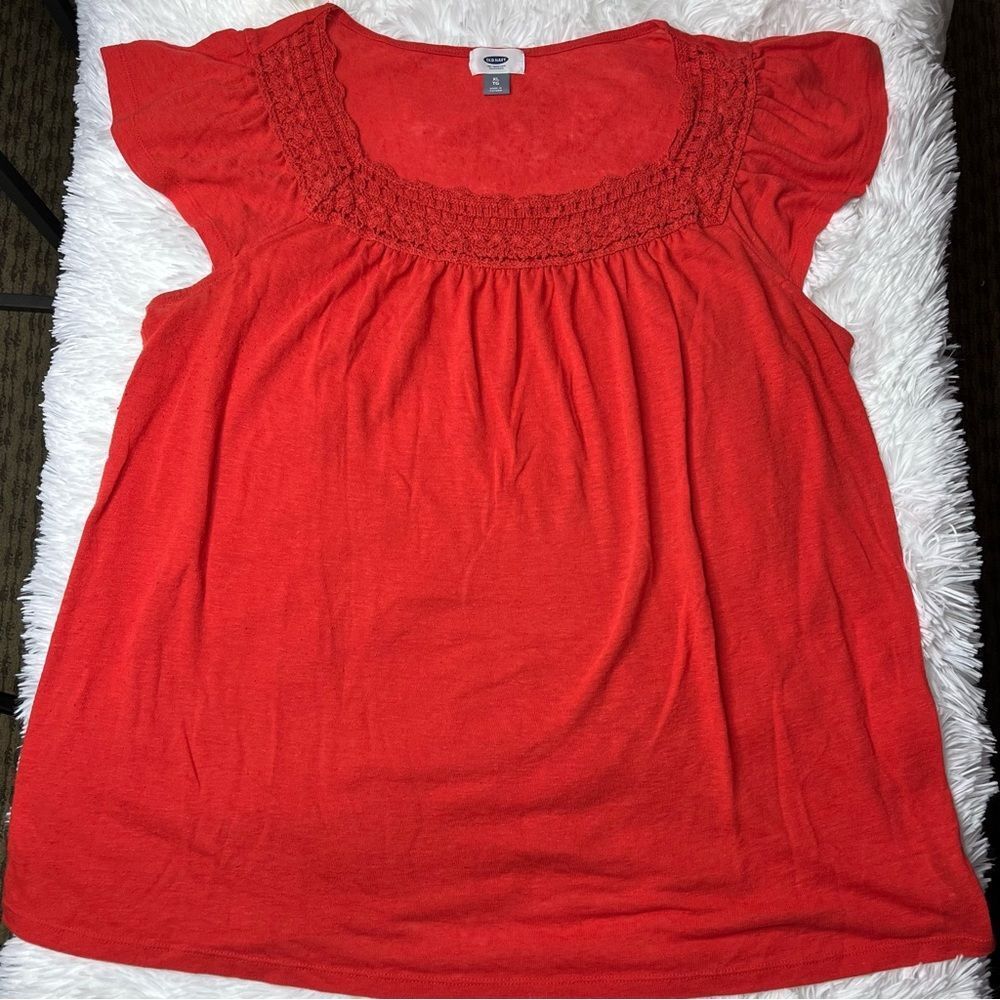 OLD NAVY ORANGE TOP